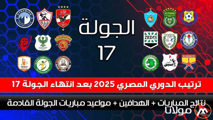 ترتيب الدوري المصري 2025 قبل إنطلاق منافسات جولة الحسم | صراع ثلاثي على القمة