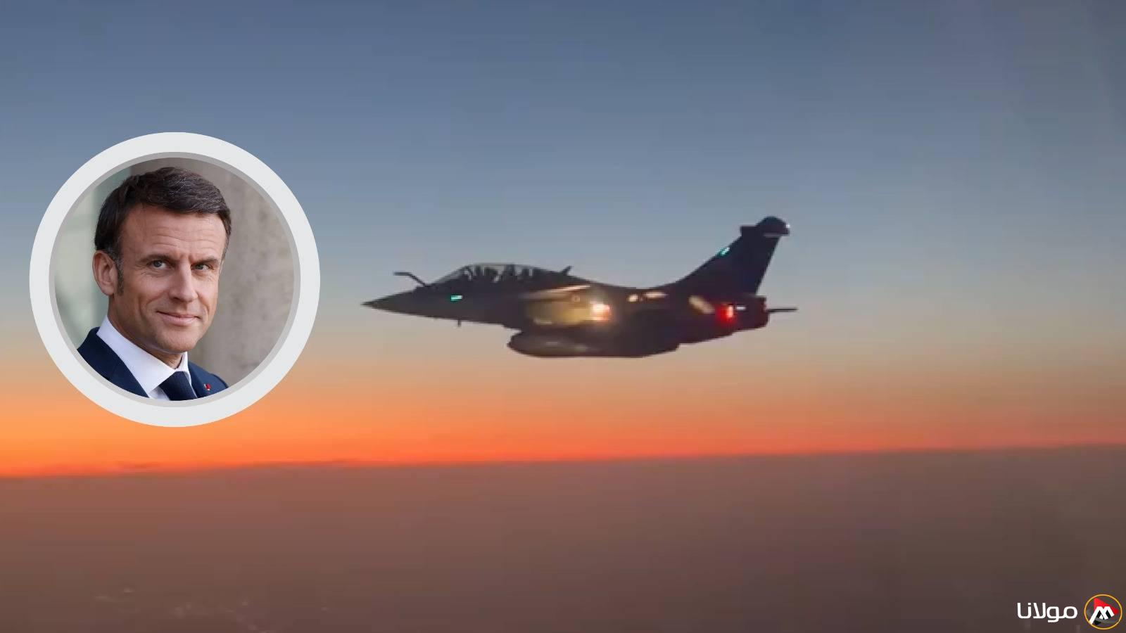«استقبله طائرات الرافال الحربية».. وصول الرئيس الفرنسي ماكرون إلى مصر