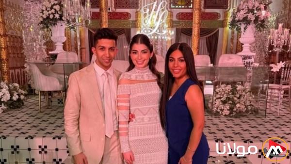 دنيا سامي تبارك لليلى زاهر وهشام جمال بمناسبة عقد زواجهما