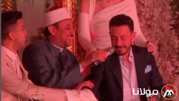أول لقطات وفيديو من حفل زفاف ليلي أحمد زاهر وهشام جمال