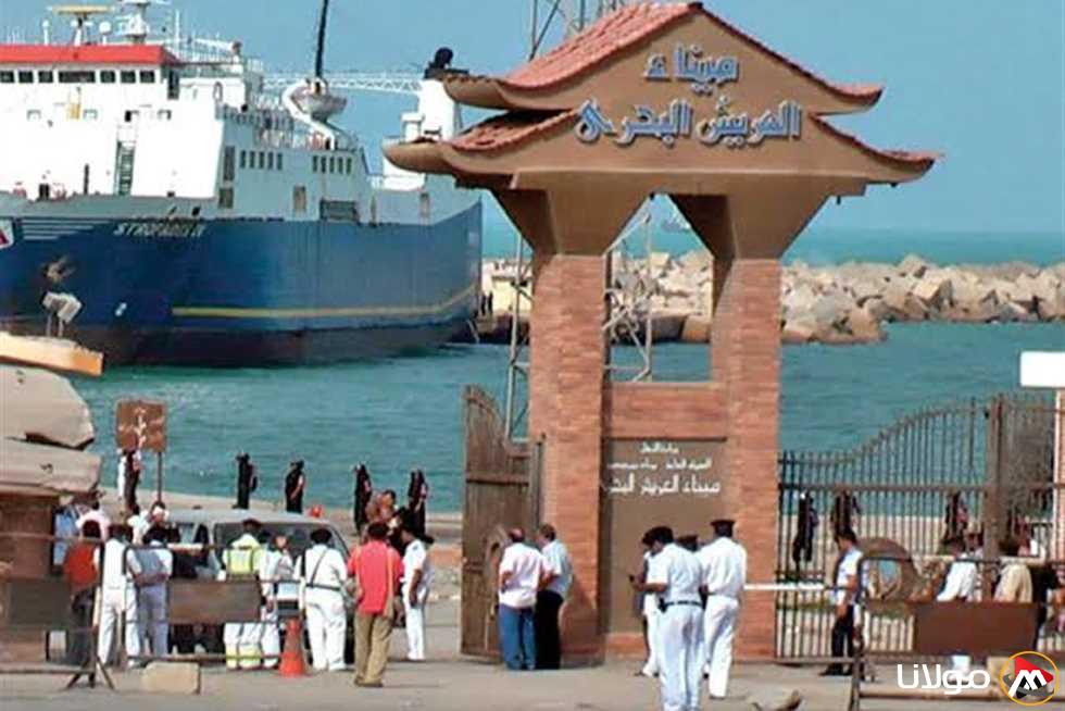 استئناف العمل في ميناء العريش البحري بعد تحسن الأحوال الجوية