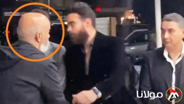 ساعات قبل وفاته.. سليمان عيد يظهر للمرة الأخيرة في عزاء المنتج صلاح حسن