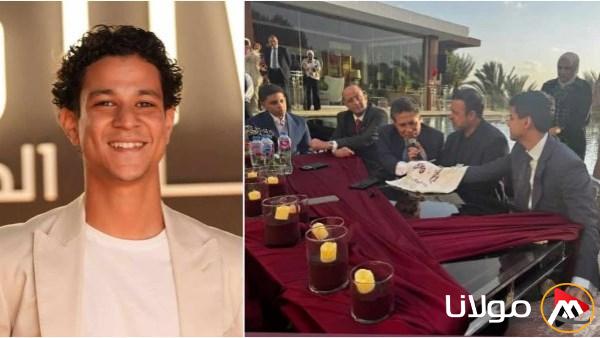 أحمد داش يشهد حفل زفاف شقيقه في الجونة اليوم | صور