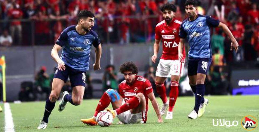 ثنائي الأهلي وخمسة لاعبين من بيراميدز في التشكيلة المثالية لنصف نهائي دوري الأبطال.