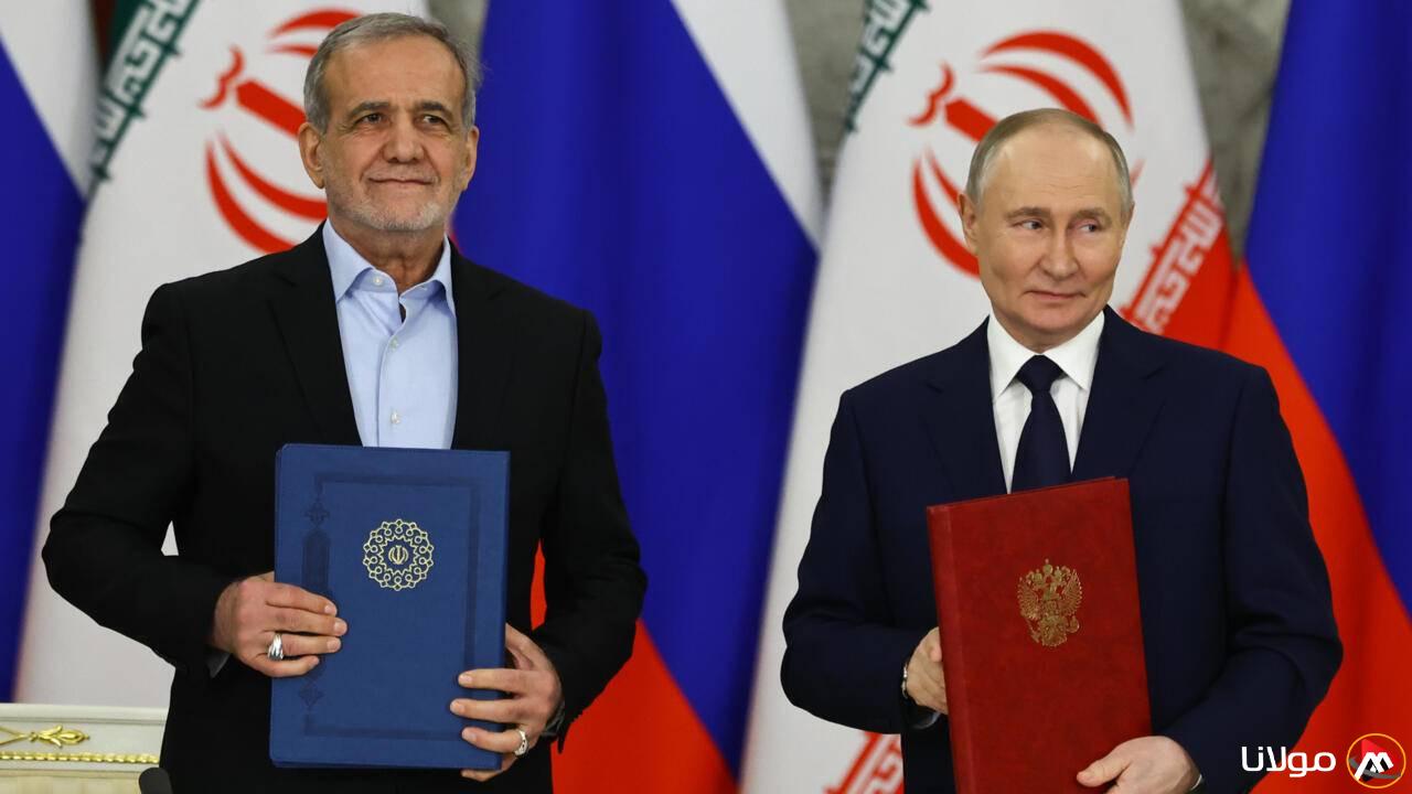 بوتين يعلن بشكل رسمي عن توقيع اتفاقية الشراكة الاستراتيجية مع إيران