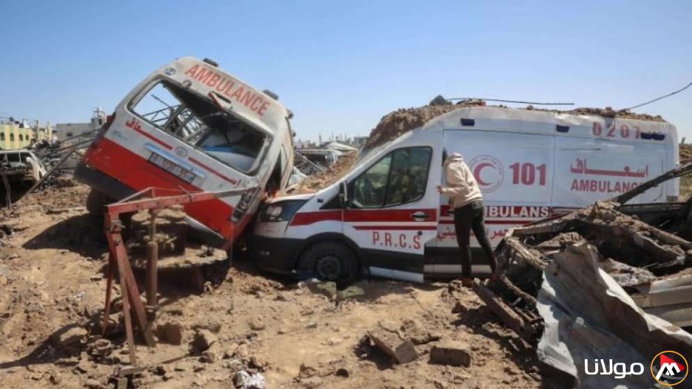 الهلال الأحمر الفلسطيني: التحقيق الإسرائيلي في وفاة المسعفين في غزة “لا يعتد به”