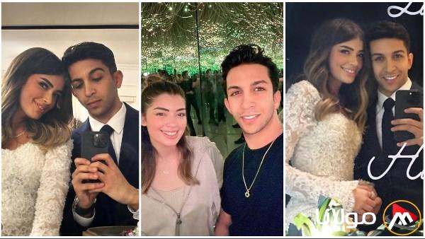 هشام جمال يثني على فستانك الأبيض: شكرًا لحمايا الرائع.