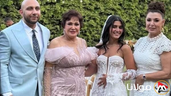 بالصور الأولى من حفل زفاف ابن بهاء الدين محمد بحضور لبلبة وأنوشكا