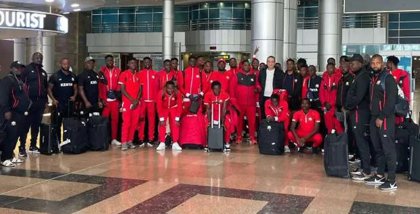 وصول بعثة منتخب كينيا إلى القاهرة للمشاركة في بطولة أمم إفريقيا للشباب