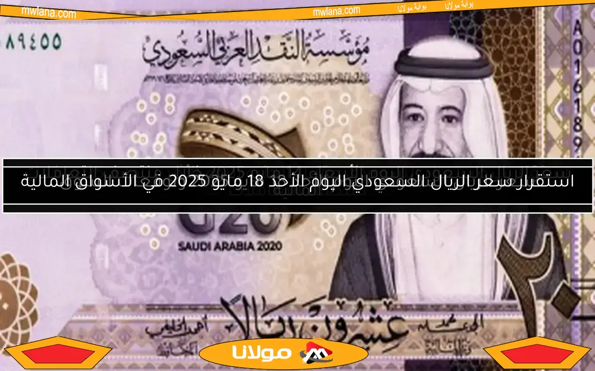 سعر الريال السعودي ليوم الأحد 20 أبريل 2025