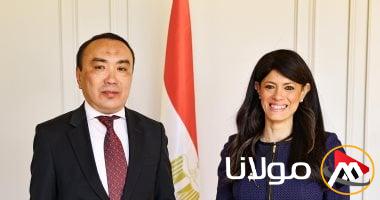 وزيرة التخطيط تتناول مع سفير كازاخستان التحضيرات للجولة السادسة من اللجنة المشتركة