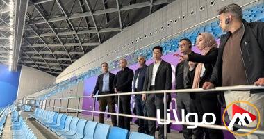 وزير الإسكان يزور المدينة الأولمبية في منطقة الأعمال المركزية بمدينة “هانغتشو” الصينية