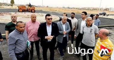 وزير الإسكان يقوم بجولة تفقدية لمحطة رفع المياه ومحاور الطرق والبنية التحتية في مدينة بدر.