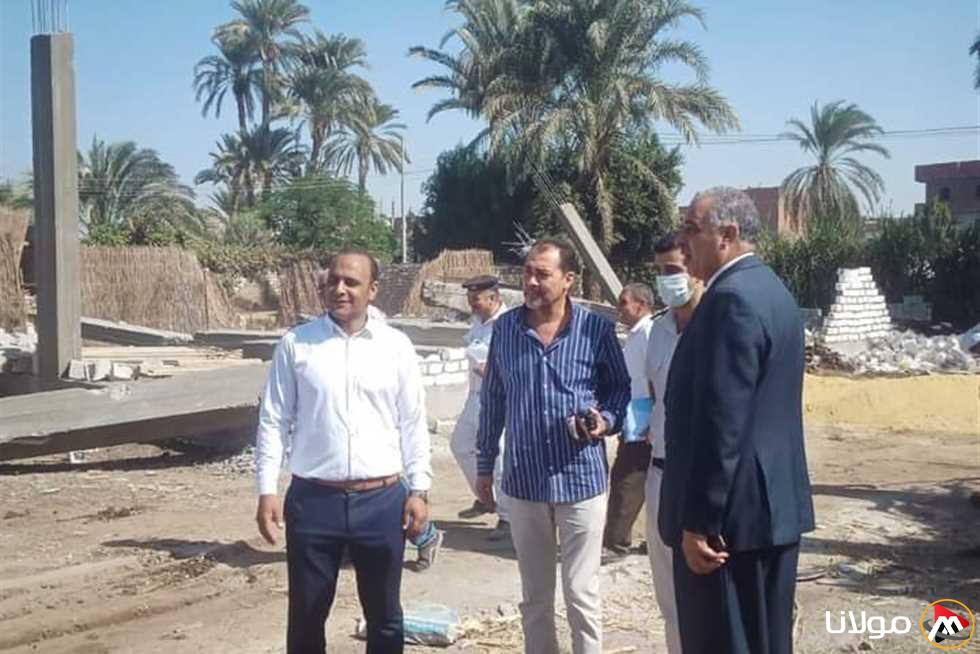 إزالة 347 مخالفة إشغال وإعلانات غير مرخصة في 4 مناطق بالمنيا
