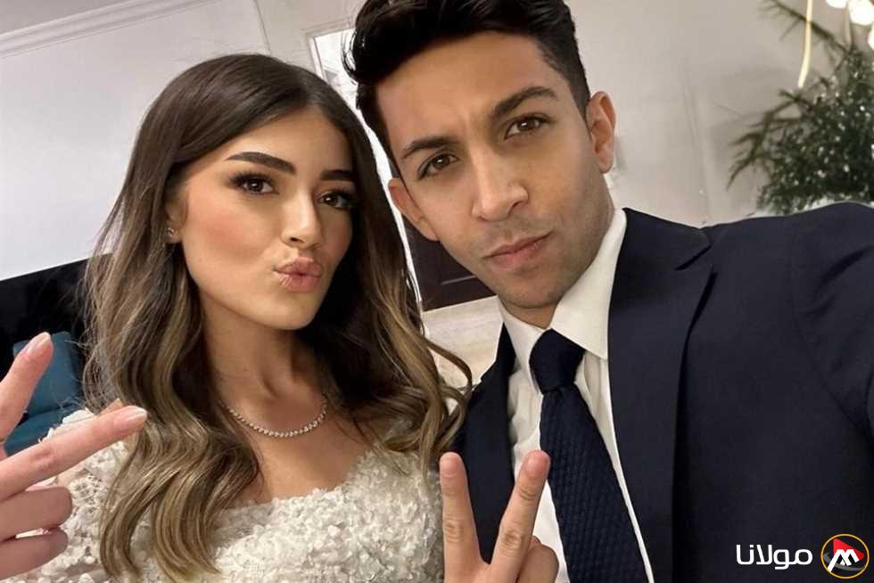 أول رد فعل من ليلى زاهر بعد زفافها على هشام جمال (فيديو)