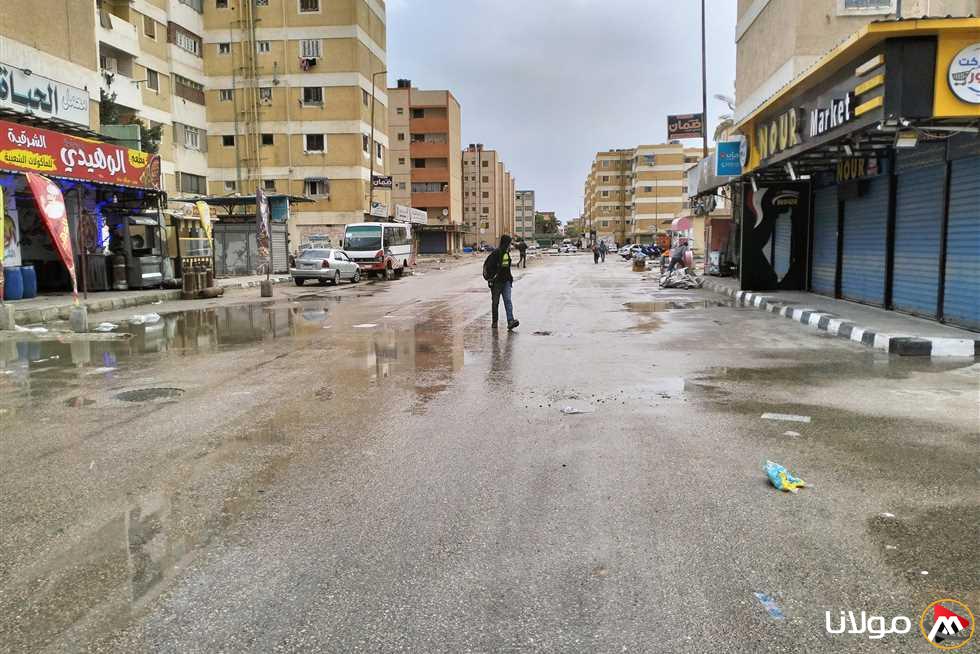 أمطار خفيفة على مدن شمال سيناء