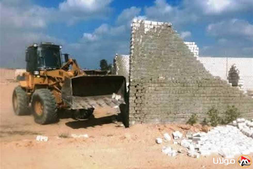 في إطار الحملة الـ25.. إزاحة 5 تعديات في محافظة الشرقية