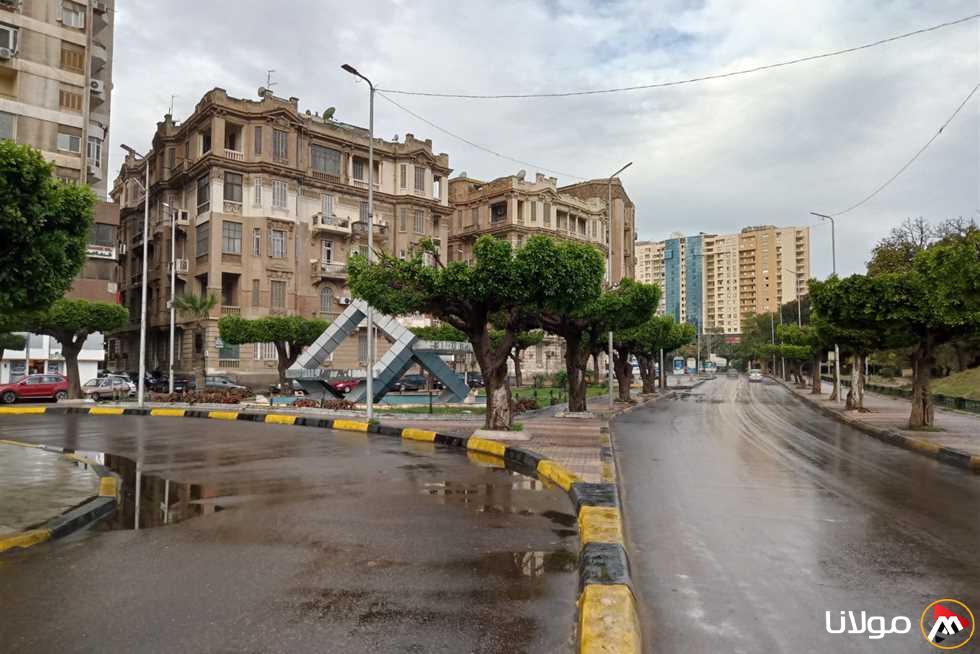 أمطار غير متوقعة تسقط على الإسكندرية.. وأحياء الغرب تتلقى أكبر كمية منها