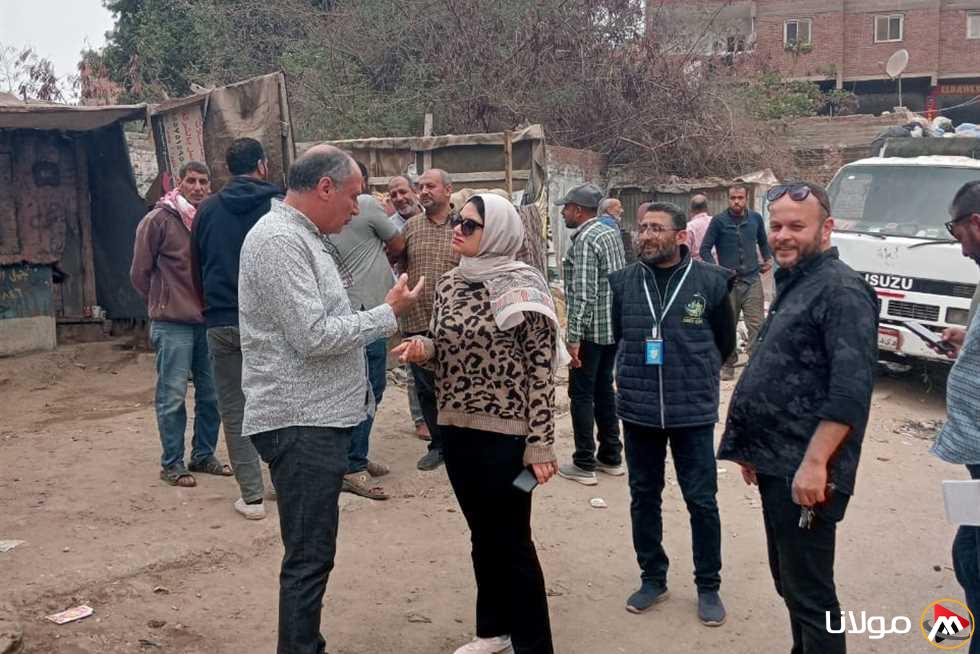 لإعادة التجديد الحضاري.. نائب محافظ القليوبية يترأس حملة لتنظيف المنطقة