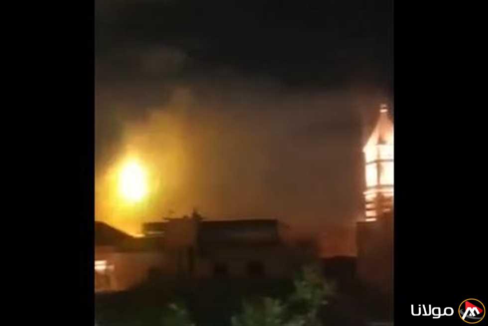 حريق كبير قرب كنيسة القيامة في القدس (فيديو)