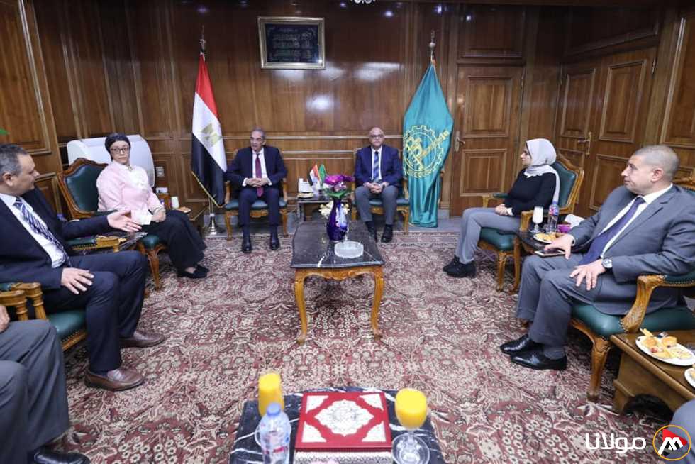 وزير الاتصالات يناقش مع محافظ القليوبية تحسين البنية التحتية الرقمية وتعزيز عملية التحول الرقمي.