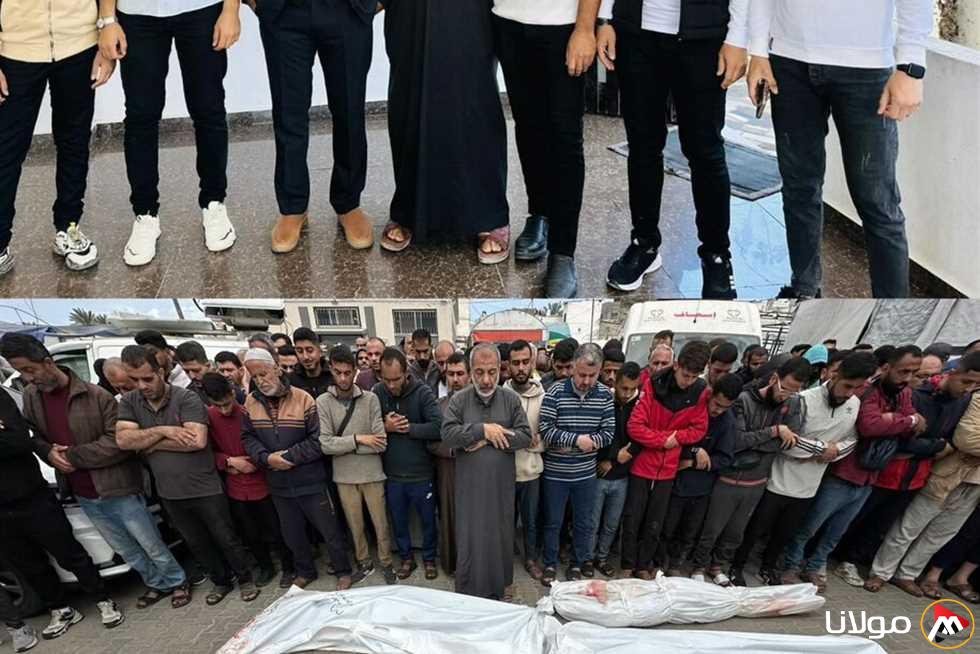 مأساة في غزة: أب يفقد أبناءه الستة ويشيع جثامينهم إثر غارة إسرائيلية (صورة)
