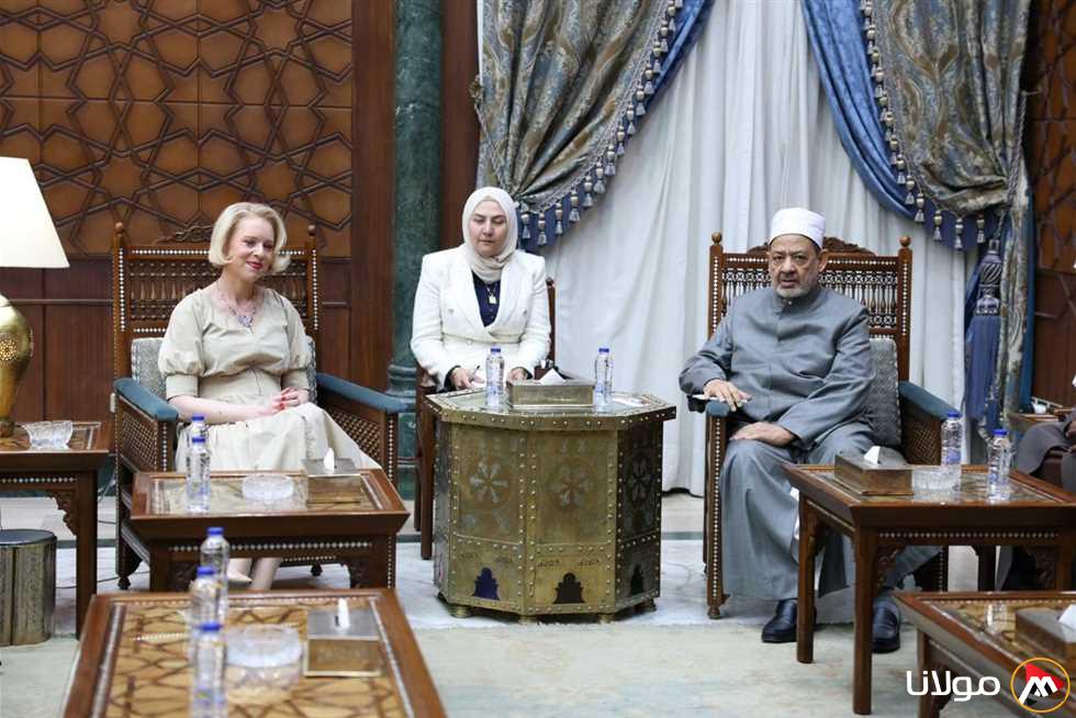 شيخ الأزهر يلتقي برئيسة البرلمان السلوفيني ويتفقان على تعزيز الضغط لإنهاء الهجمات الإسرائيلية على غزة.. صور