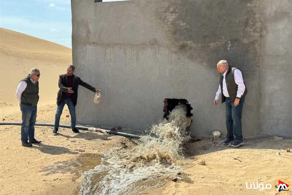 مدير مركز بحوث الصحراء يقوم بزيارة ميدانية لمشروعات التنمية الزراعية في شمال سيناء