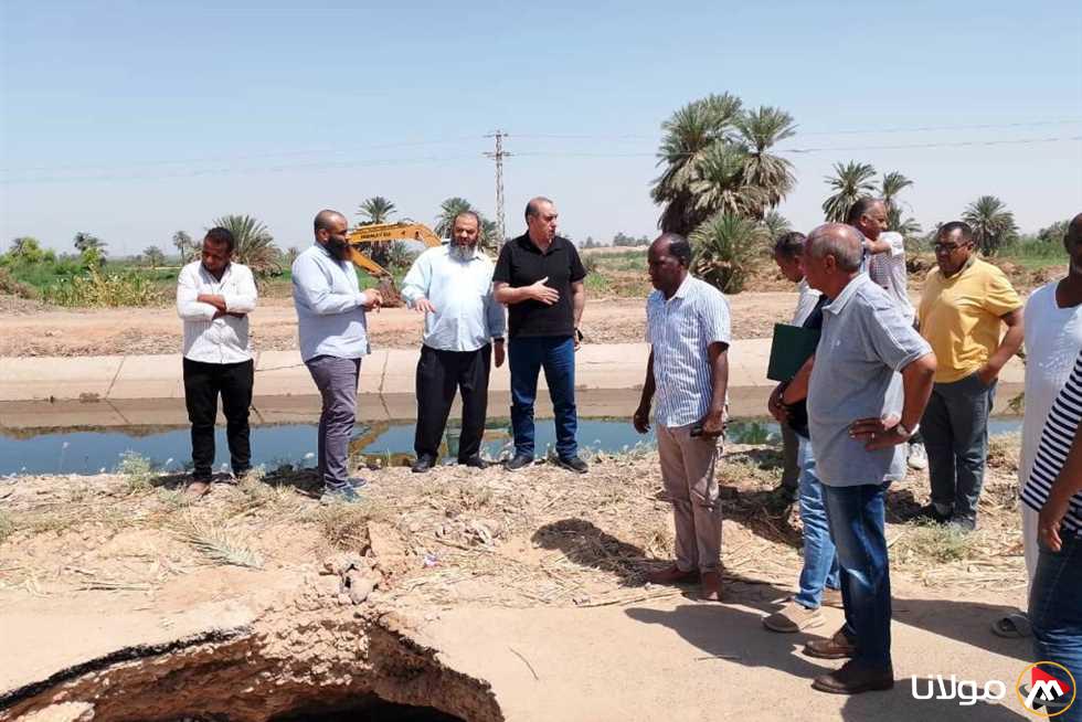 انهيار أرضي على طريق توشكى نصر النوبة بأسوان والمحافظ يوجه بإجراء إصلاحات عاجلة