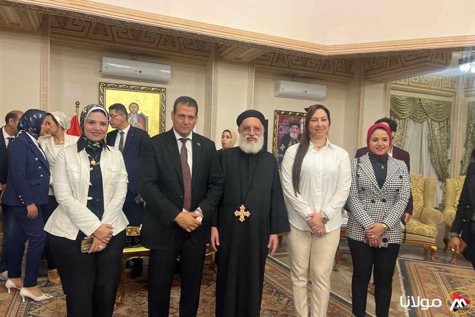 وفد من البرلمان يتفقد كنائس الأرثوذكس والكاثوليك في الإسكندرية لتهنئة بعيد الفصح المجيد (صور)