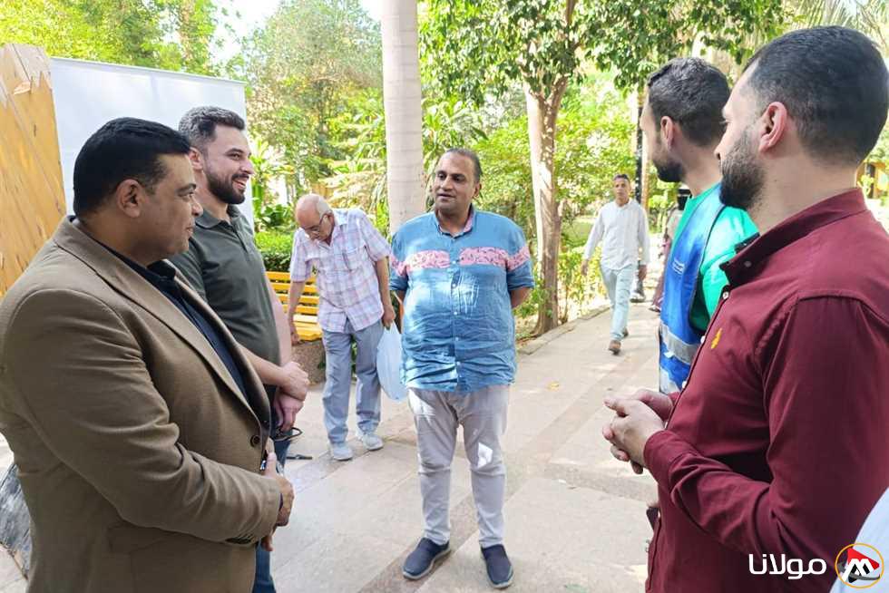 مدير الصحة بأسوان يزور الفرق الطبية في الحدائق خلال احتفالات شم النسيم