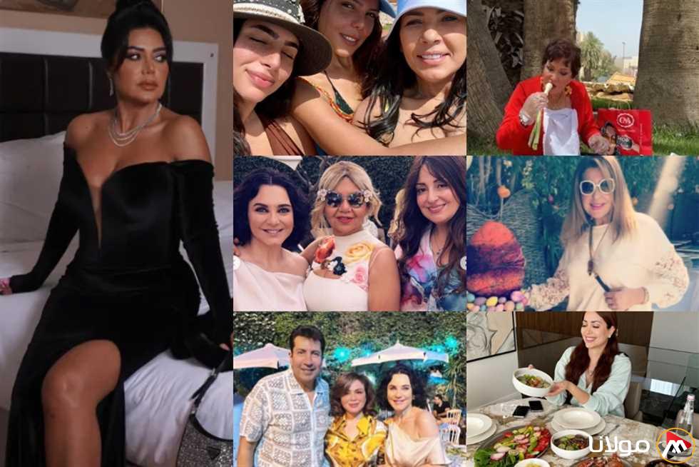 «الربيع في الحياة».. فنانون يحتفلون بعيد شم النسيم بالفسيخ والرنجة وأناقة مميزة (صور)