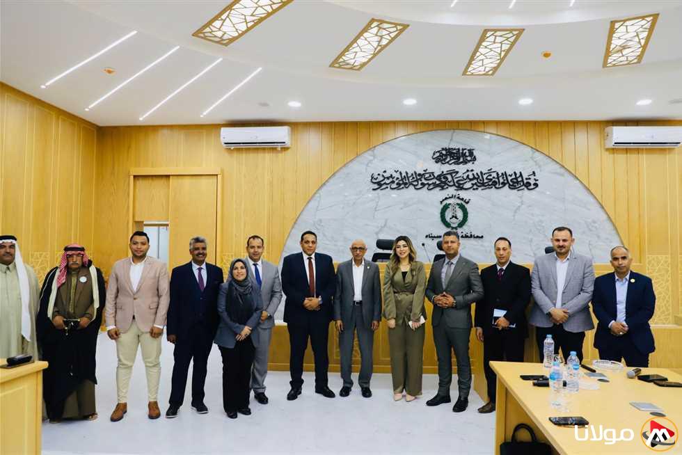 محافظ شمال سيناء يستقبل وفد من المجلس الوطني لحقوق الإنسان
