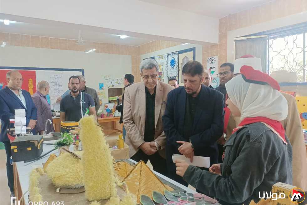رئيس منطقة مطروح الأزهرية يثمن إبداعات طلاب إدارة الحمام التعليمية
