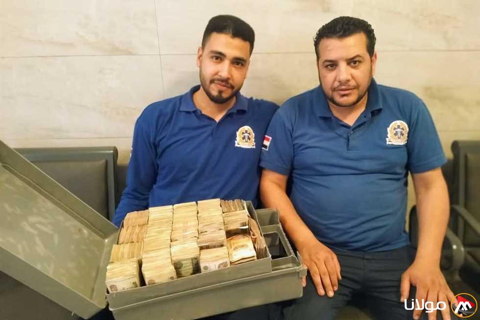 فرق الإسعاف تعيد 900 ألف جنيه لعامل في متجر مجوهرات