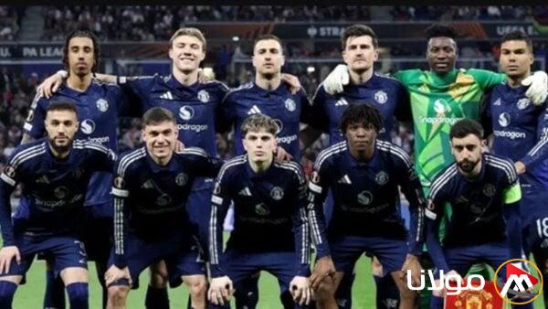 البث المباشر لمباراة مانشستر يونايتد وليون الحالية في الدوري الأوروبي