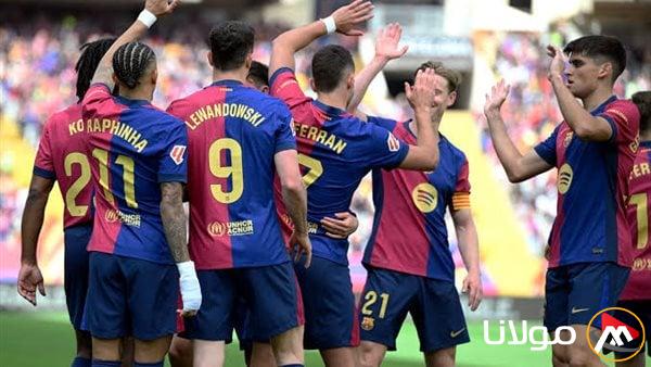 بث مباشر لمباراة برشلونة وريال مايوركا في الدوري الإسباني الآن