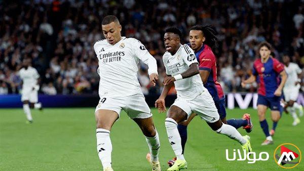 تابعوا مباراة ريال مدريد وبرشلونة.. بث مباشر الآن بجودة عالية