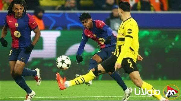 تابع مباراة برشلونة ضد بوروسيا دورتموند بث مباشر في إياب ربع نهائي دوري الأبطال