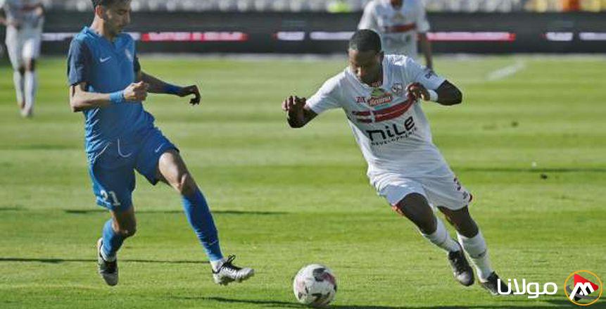 رد فعل لاعبي الزمالك في ملعب “برج العرب” بعد الخروج من كأس القاهرة