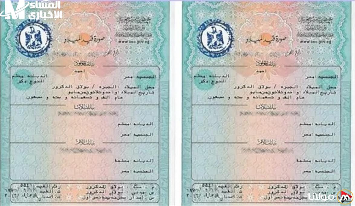احصل على شهادة ميلاد 2025 من منزلك بسهولة عبر بوابة مصر الرقمية دون الحاجة للخروج!