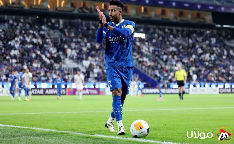 سالم الدوسري يتألق بإشارة مذهلة واستعراض رقمي جديد في تعادل الهلال مع الشباب