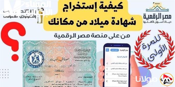 استخراج شهادة ميلاد 2025 بسهولة.. خطوات بسيطة عبر بوابة مصر الرقمية