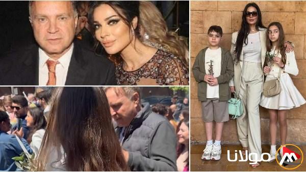 هل استعادته؟.. نادين نسيب نجيم تتواجد مع زوجها السابق ووالد أولادها