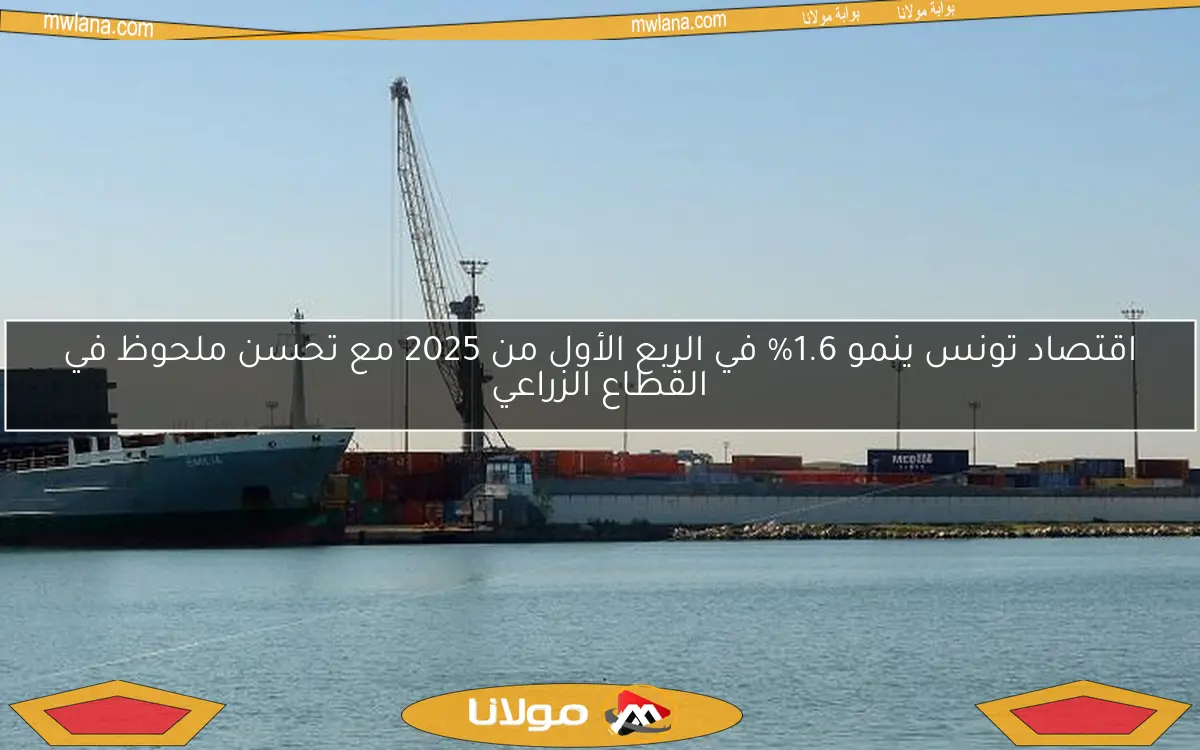 اقتصاد تونس ينمو 1.6% في الربع الأول من 2025 مع تحسن ملحوظ في القطاع الزراعي