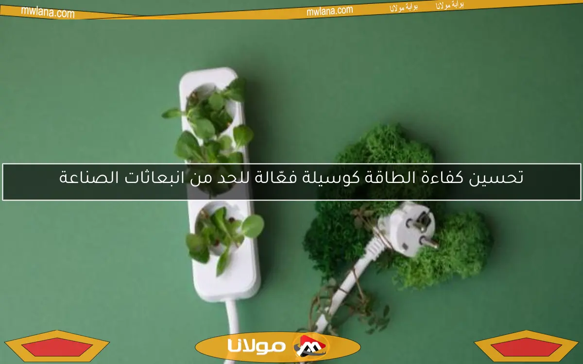 تحسين كفاءة الطاقة كوسيلة فعّالة للحد من انبعاثات الصناعة