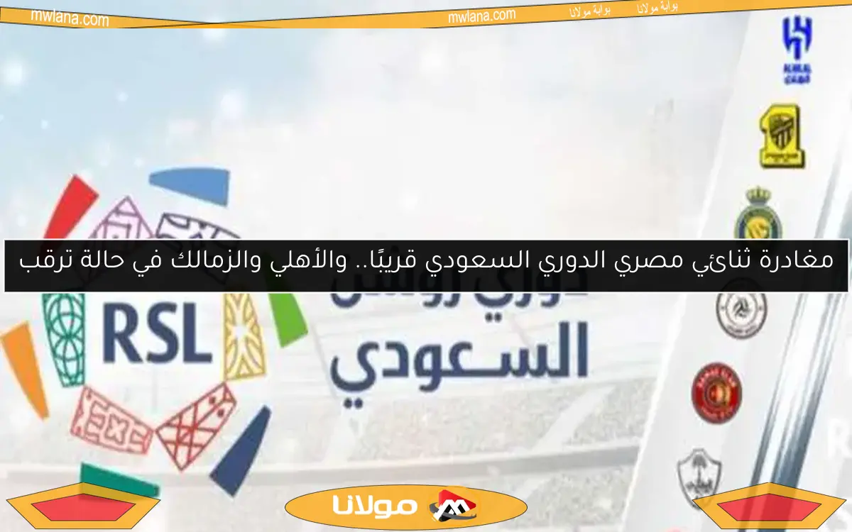 مغادرة ثنائي مصري الدوري السعودي قريبًا.. والأهلي والزمالك في حالة ترقب