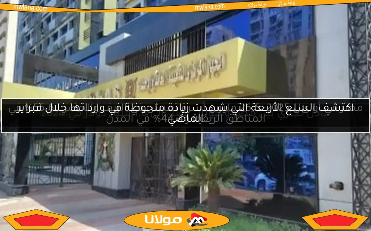 اكتشف السلع الأربعة التي شهدت زيادة ملحوظة في وارداتها خلال فبراير الماضي