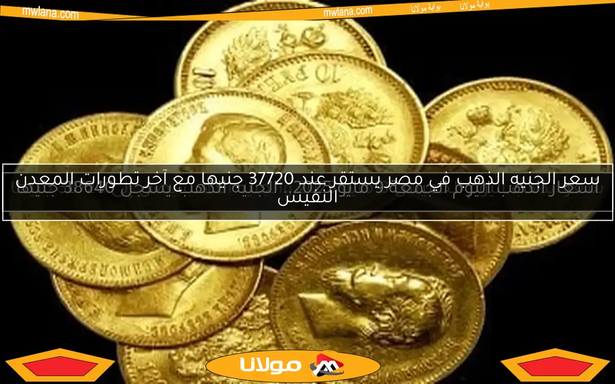 سعر الذهب اليوم الخميس 8 مايو 2025 والجنيه الذهب يصل إلى 38720 جنيها