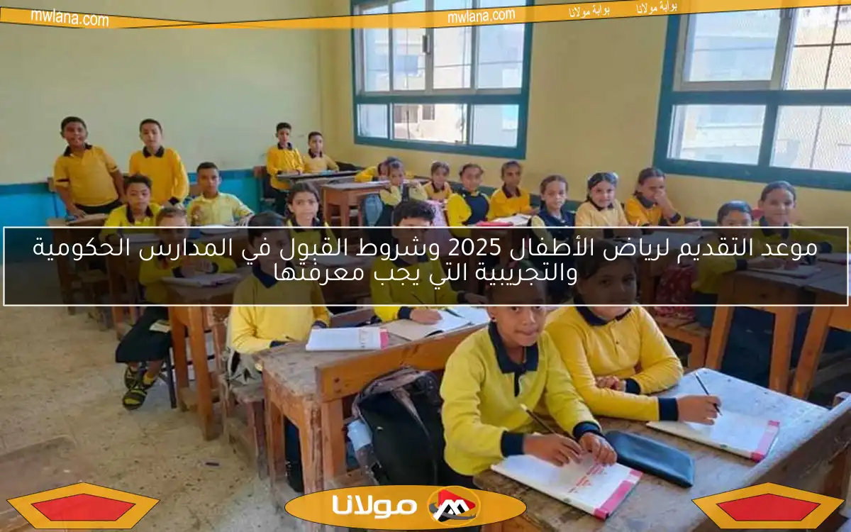 موعد تقديم رياض الأطفال KG1 لعام 2025-2026 في القاهرة يقترب.. إليك الرابط وكل التفاصيل الهامة